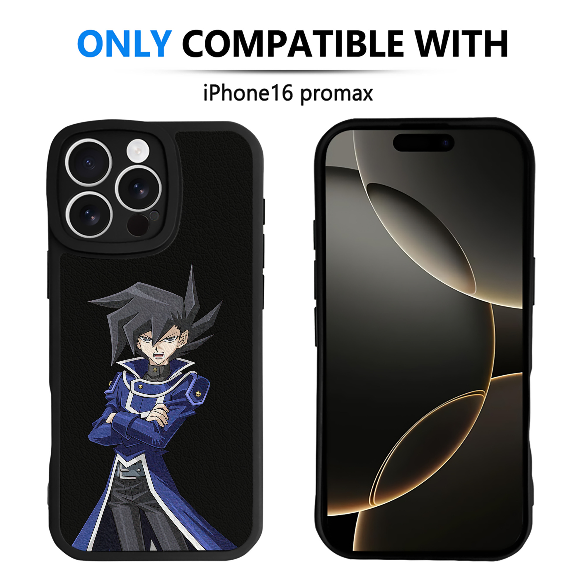 遊☆戯☆王 Yu-Gi-Oh! 【iPhone 16シリーズ対応】シリコンスマホケース（レザー調） 材質：シリコン